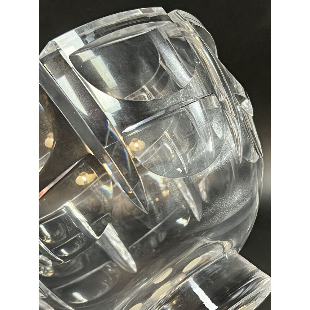 Orrefors Thousand Windows Crystal Bowl 0395-131 Signed Simon Gate 8-1/4 inch Dia - Picture 2 of 12